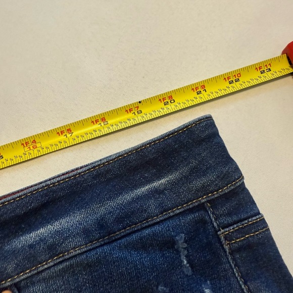 Maurices High Rise Distressed Blue Jeans - Picture 12 of 13